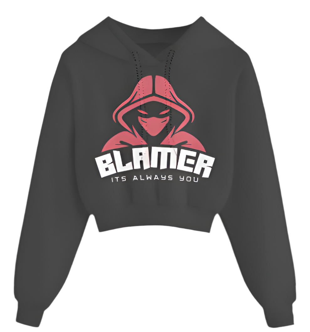 BOTB Crop Top Hoodie – Sass, Survival & Summer Vibes