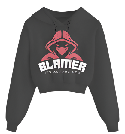 BOTB Crop Top Hoodie – Sass, Survival & Summer Vibes