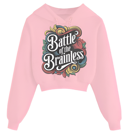 BOTB Crop Top Hoodie – Sass, Survival & Summer Vibes