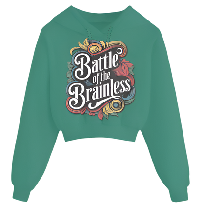 BOTB Crop Top Hoodie – Sass, Survival & Summer Vibes