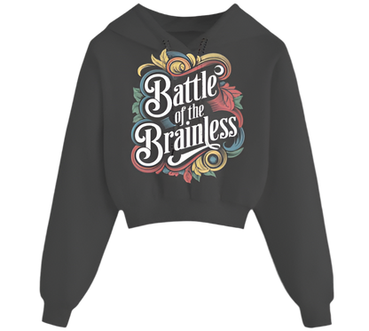 BOTB Crop Top Hoodie – Sass, Survival & Summer Vibes